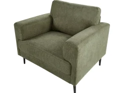 Set da salotto 7 posti LOUSTO Tessuto Verde