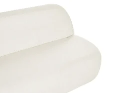 Set da salotto 4 posti LOVBERG Tessuto Bianco sporco