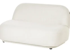 Set da salotto 4 posti LOVBERG Tessuto Bianco sporco
