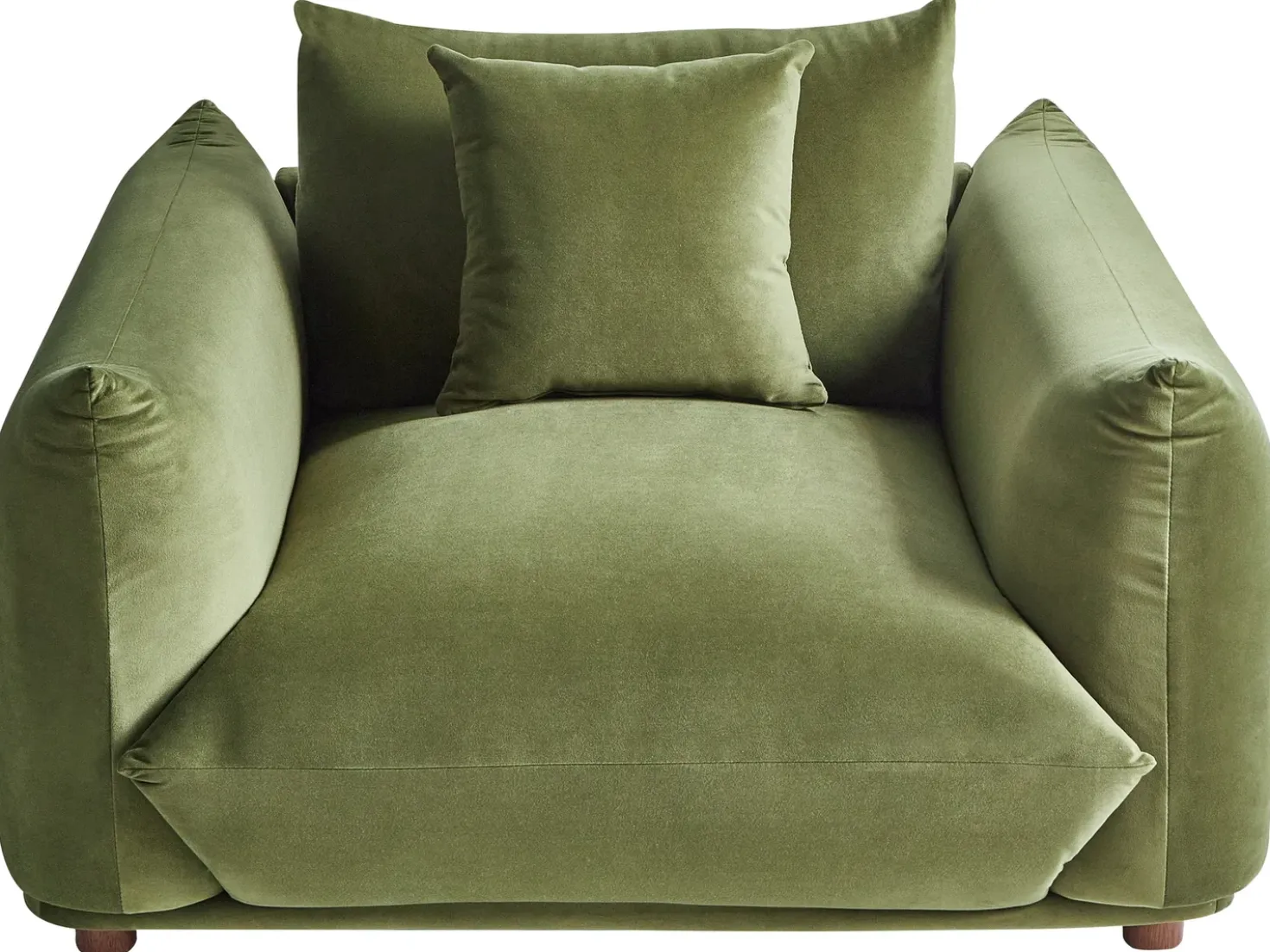 Set da salotto 5 posti LUVOS Velluto Verde
