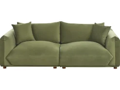 Set da salotto 5 posti LUVOS Velluto Verde