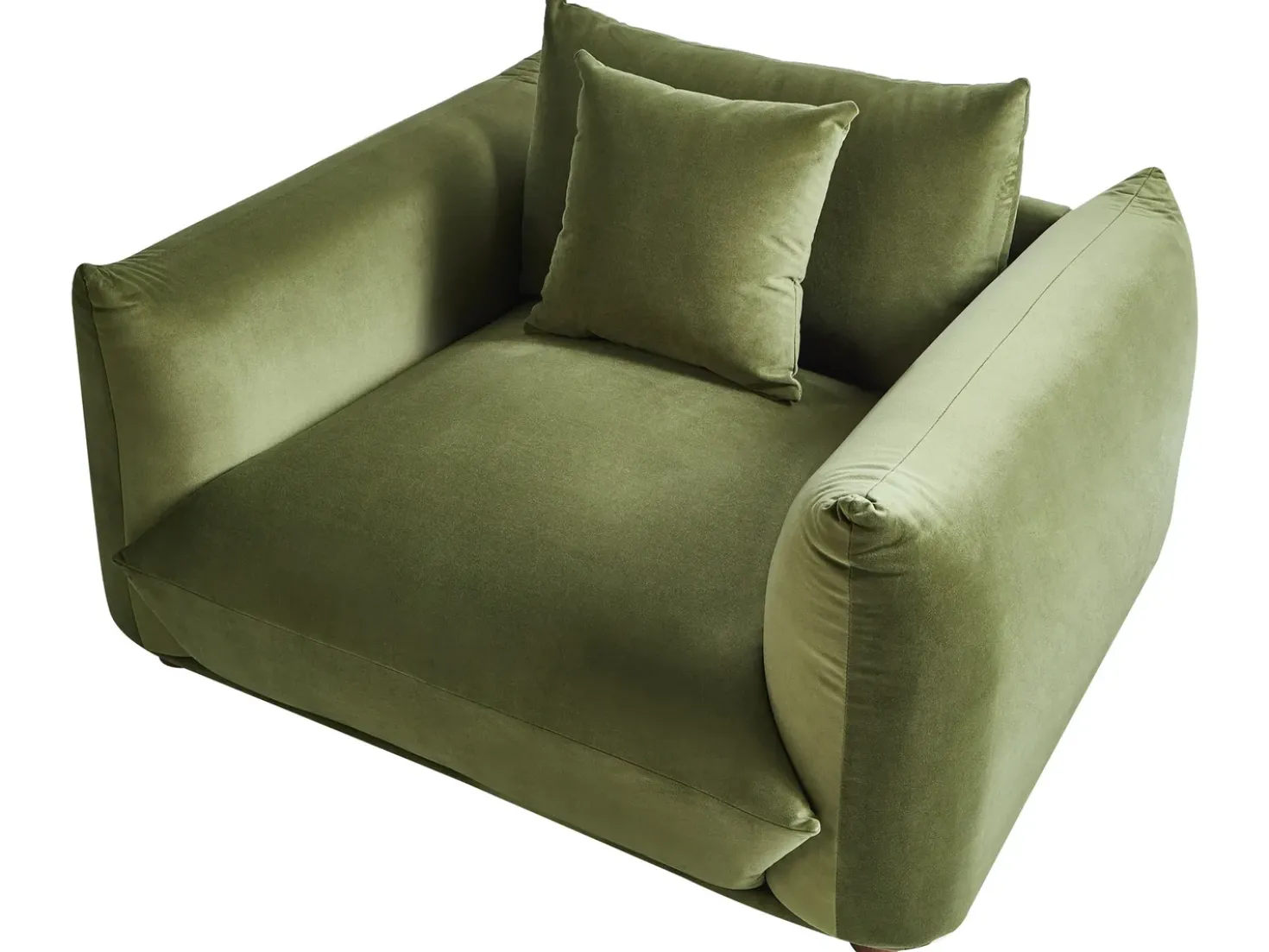 Set da salotto 5 posti LUVOS Velluto Verde