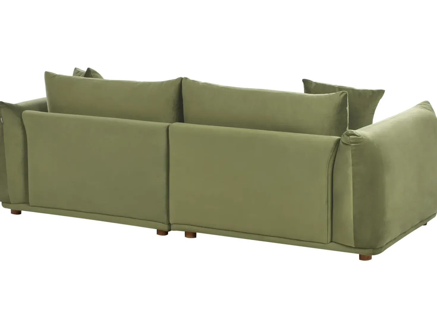 Set da salotto 5 posti LUVOS Velluto Verde