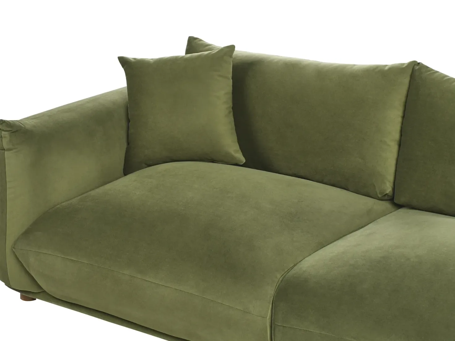 Set da salotto 5 posti LUVOS Velluto Verde