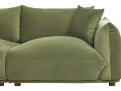 Set da salotto 5 posti LUVOS Velluto Verde
