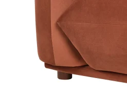 Set da salotto 5 posti LUVOS Velluto Marrone dorato