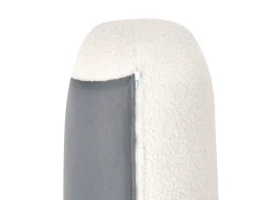 Set da salotto 5 posti LUVOS Bouclé Bianco sporco