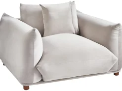 Set da salotto 5 posti LUVOS Velluto Tortora