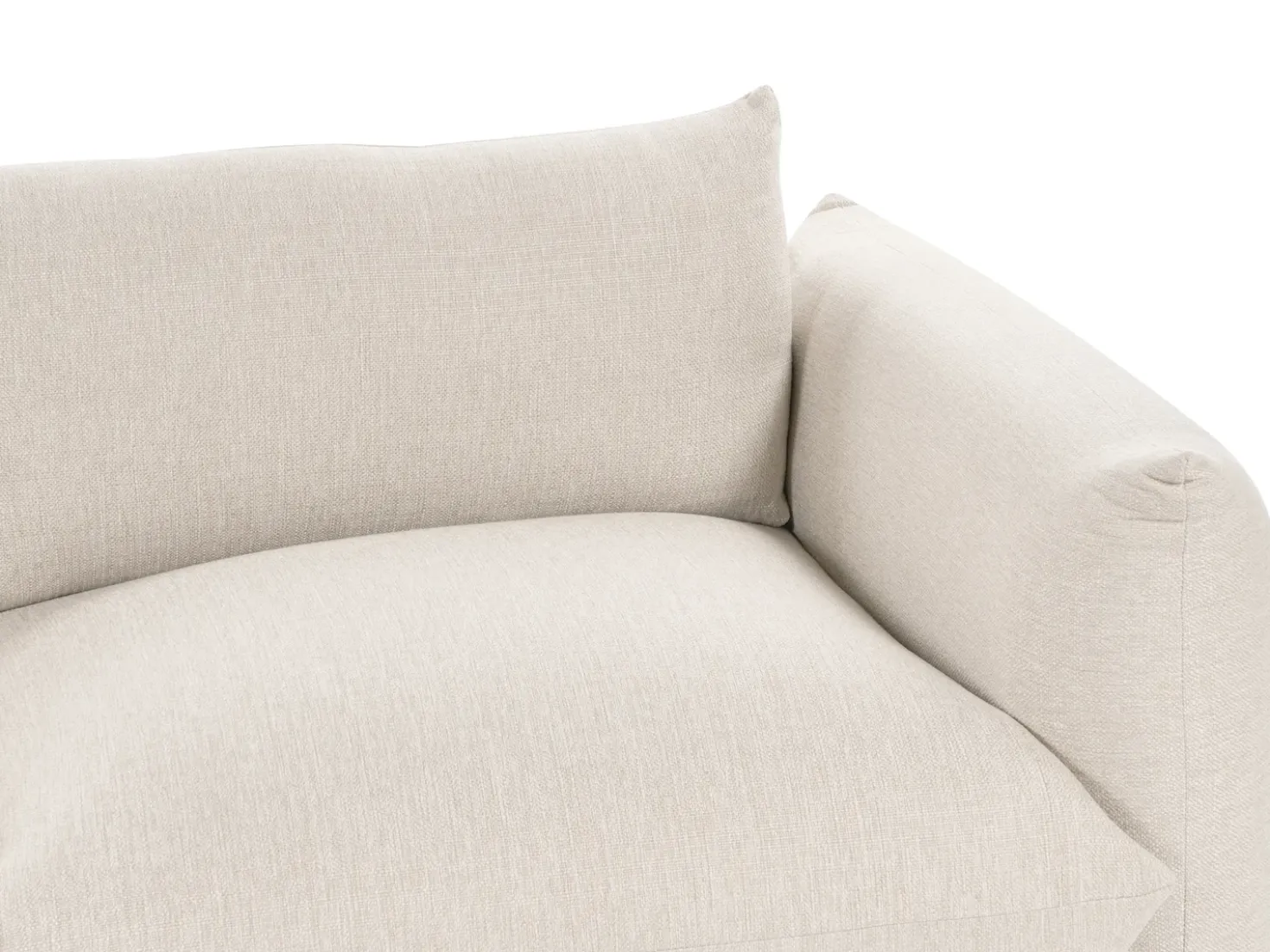 Set da salotto 5 posti LUVOS Tessuto Beige chiaro