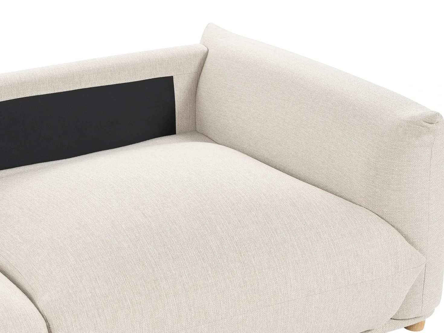 Set da salotto 5 posti LUVOS Tessuto Beige chiaro