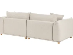 Set da salotto 5 posti LUVOS Tessuto Beige chiaro