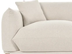 Set da salotto 5 posti LUVOS Tessuto Beige chiaro