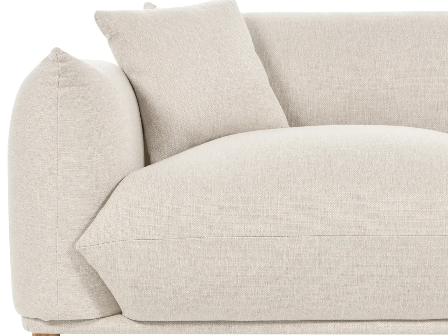 Set da salotto 5 posti LUVOS Tessuto Beige chiaro