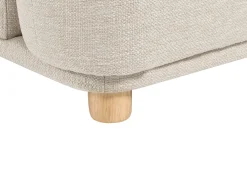 Set da salotto 5 posti LUVOS Tessuto Beige chiaro
