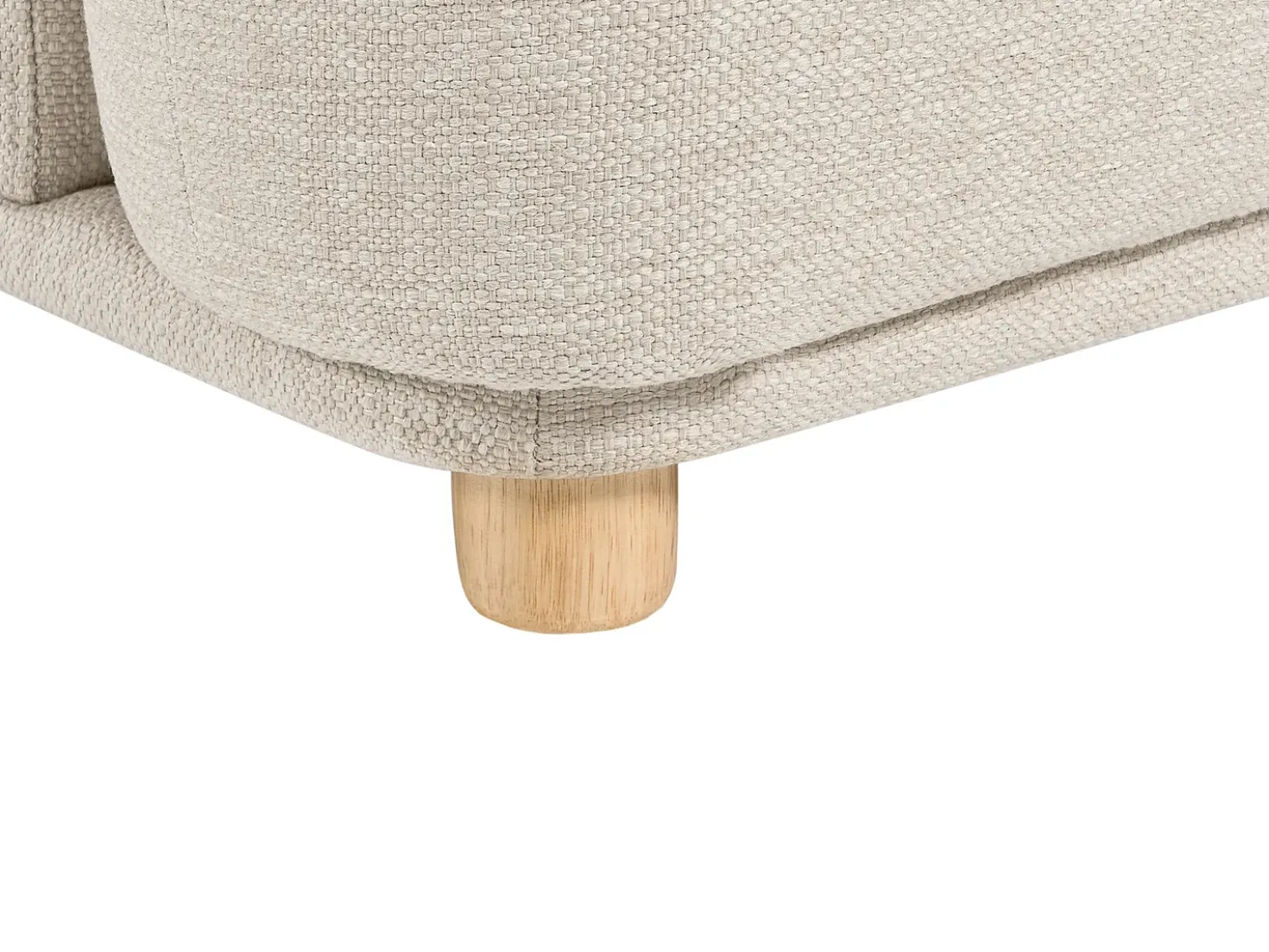 Set da salotto 5 posti LUVOS Tessuto Beige chiaro