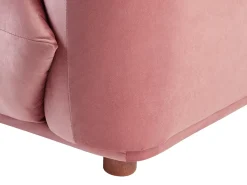 Set da salotto 5 posti LUVOS Velluto Rosa