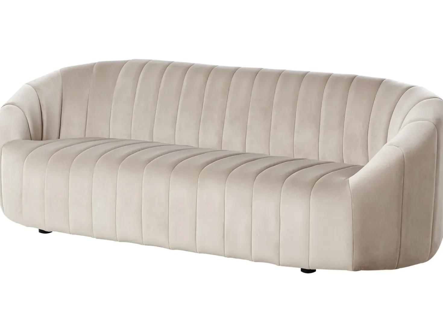 Set da salotto 6 posti MALUNG Velluto Beige