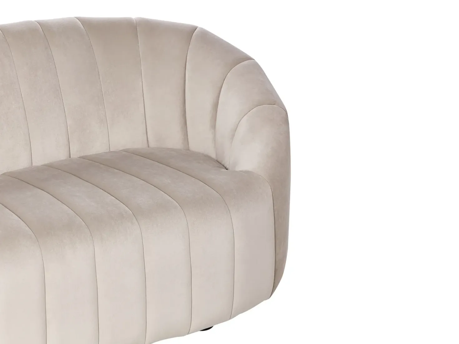 Set da salotto 6 posti MALUNG Velluto Beige