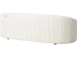 Set da salotto 6 posti MALUNG Velluto Bianco sporco