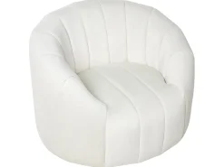 Set da salotto 6 posti MALUNG Velluto Bianco sporco