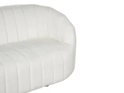 Set da salotto 6 posti MALUNG Velluto Bianco sporco