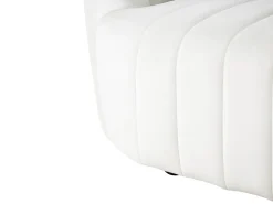 Set da salotto 6 posti MALUNG Velluto Bianco sporco