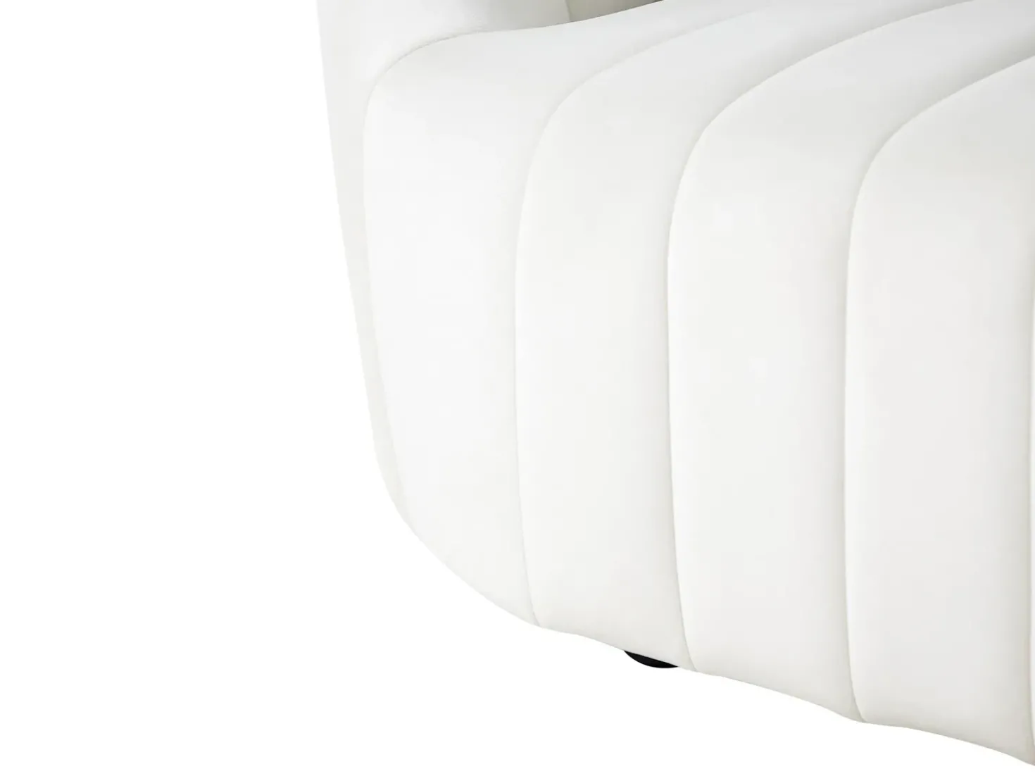 Set da salotto 6 posti MALUNG Velluto Bianco sporco