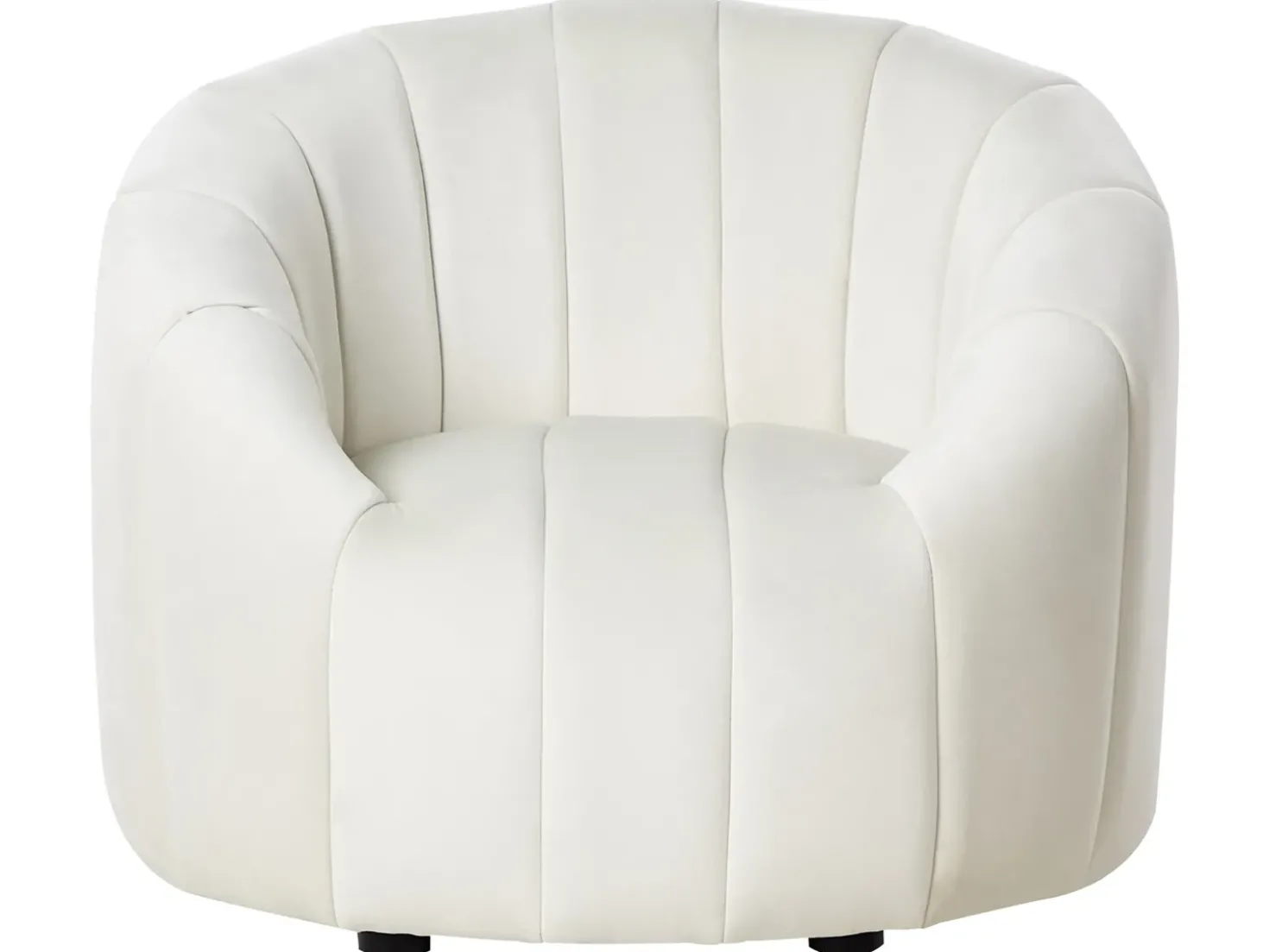 Set da salotto 6 posti MALUNG Velluto Bianco sporco