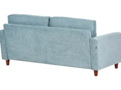 Set da salotto 5 posti MARE Tessuto Blu con contenitore