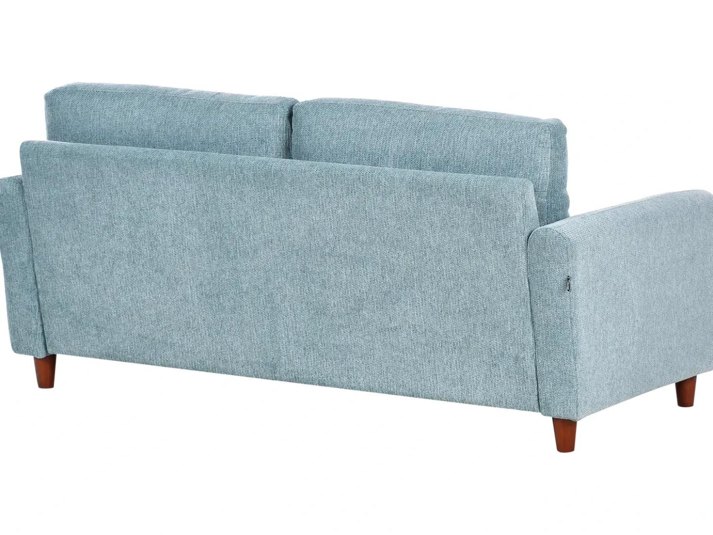 Set da salotto 5 posti MARE Tessuto Blu con contenitore