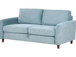 Set da salotto 5 posti MARE Tessuto Blu con contenitore