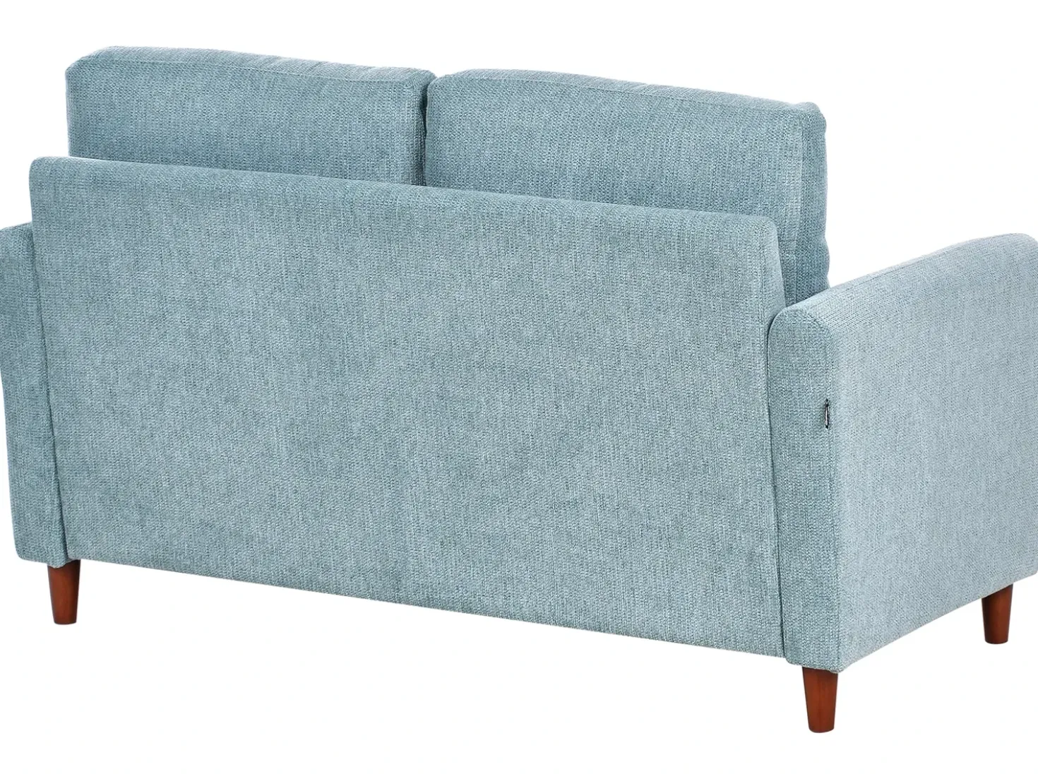 Set da salotto 5 posti MARE Tessuto Blu con contenitore
