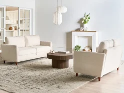 Set da salotto 5 posti MARE Bouclé Beige