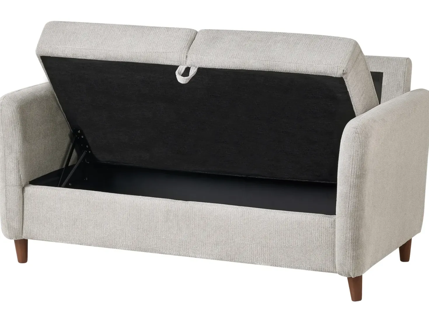 Set da salotto 5 posti MARE Tessuto Grigio