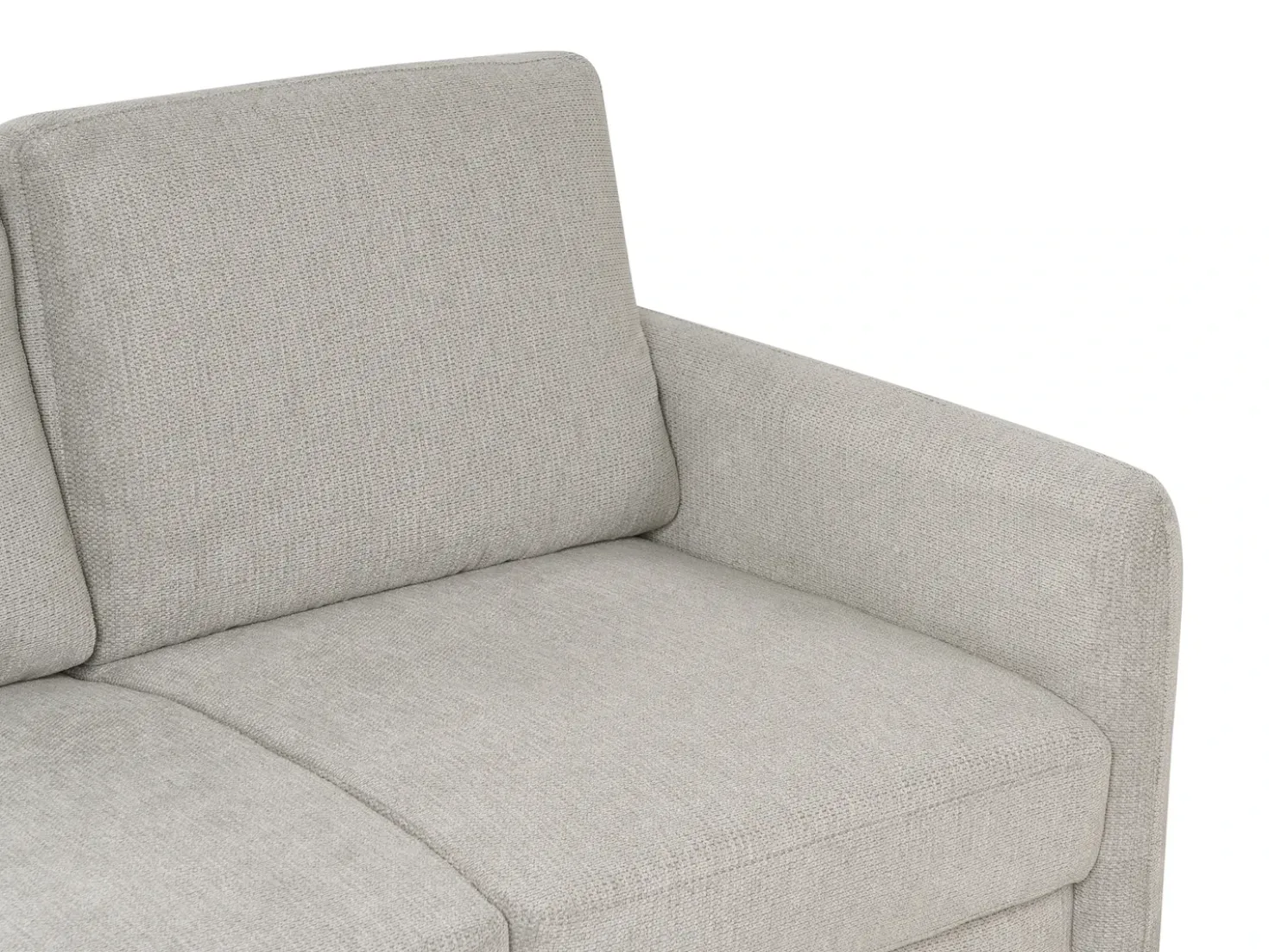 Set da salotto 5 posti MARE Tessuto Grigio