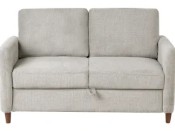 Set da salotto 5 posti MARE Tessuto Grigio
