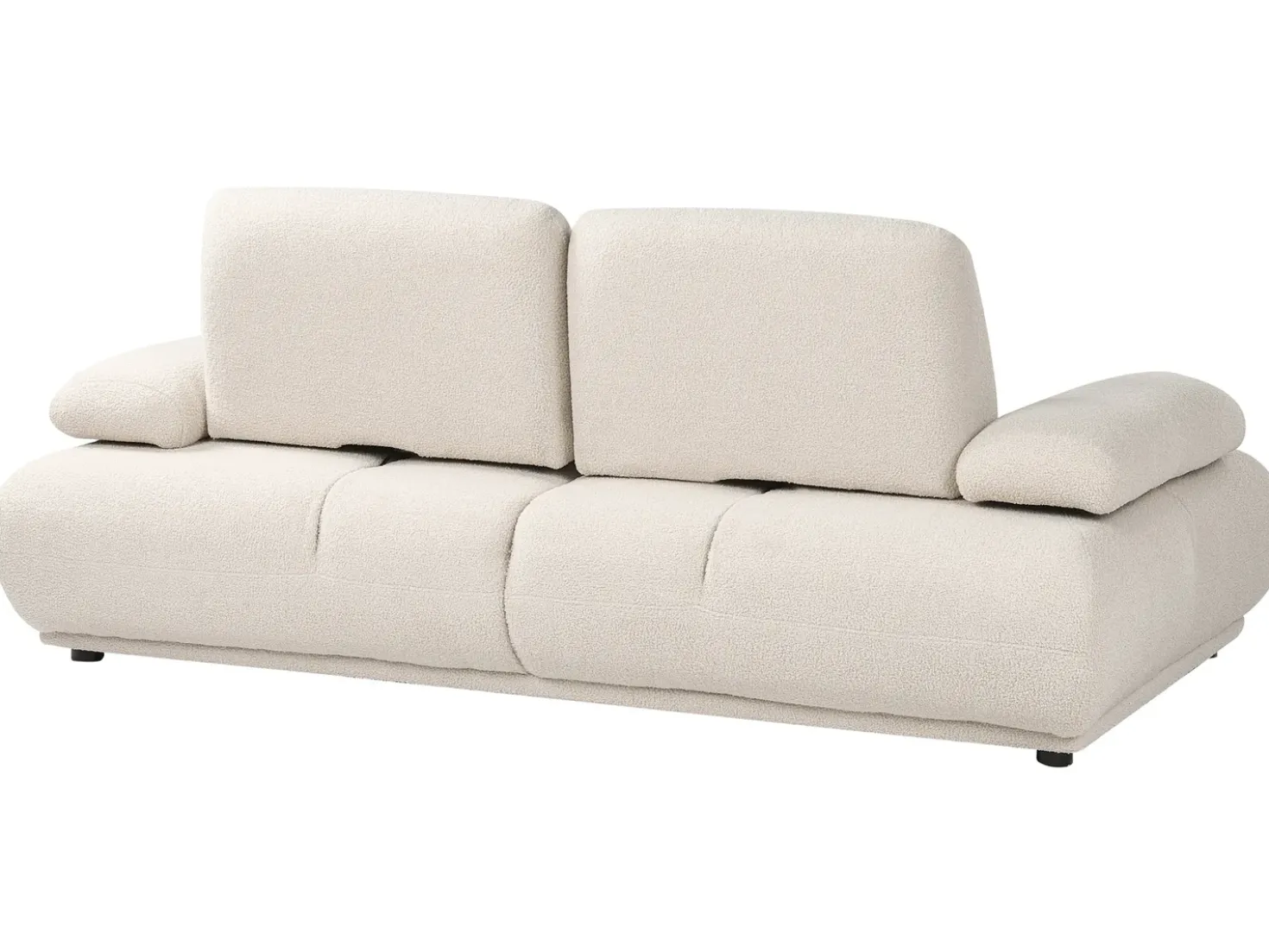Set da salotto 5 posti NACKA Bouclé Bianco sporco
