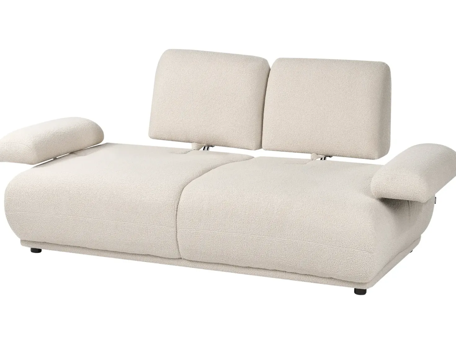 Set da salotto 5 posti NACKA Bouclé Bianco sporco