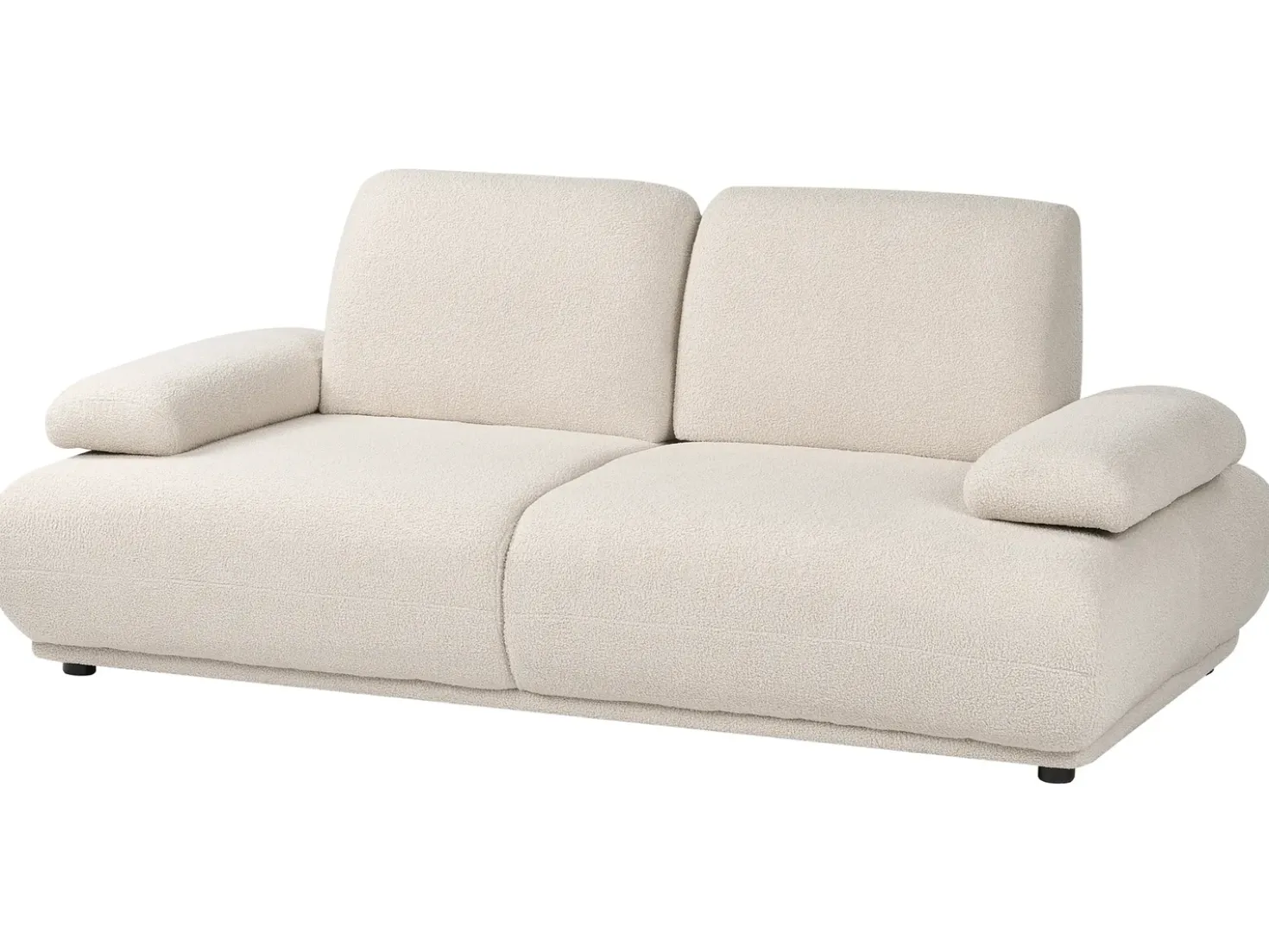 Set da salotto 5 posti NACKA Bouclé Bianco sporco
