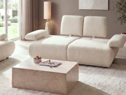Set da salotto 5 posti NACKA Bouclé Bianco sporco
