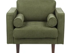 Set da salotto 3 posti NURMO Tessuto Verde scuro