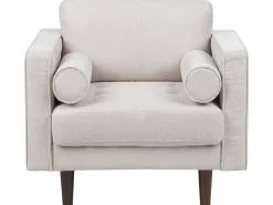 Set da salotto 6 posti NURMO Tessuto Beige chiaro