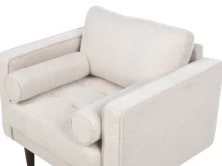 Set da salotto 6 posti NURMO Tessuto Beige chiaro