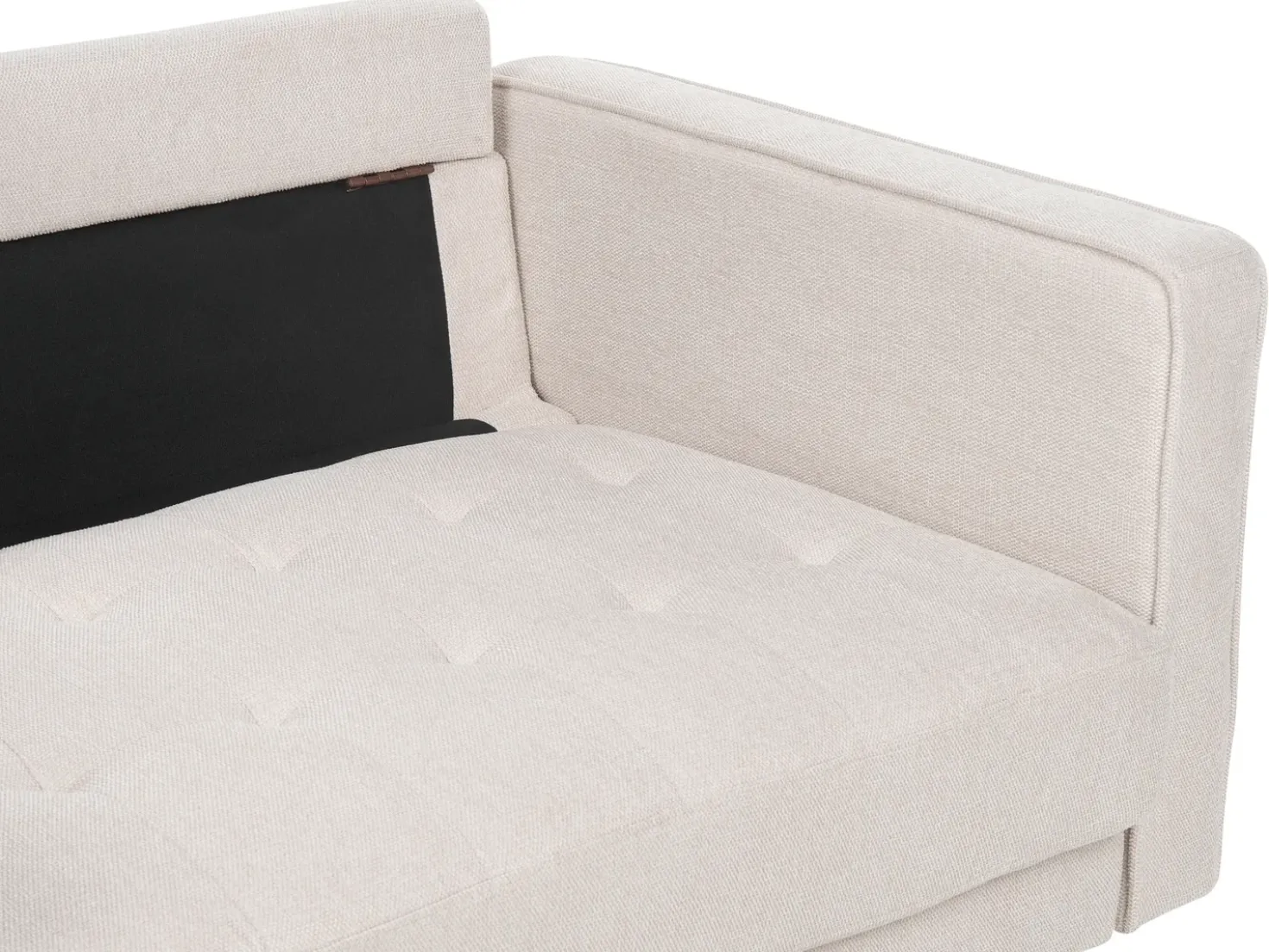 Set da salotto 6 posti NURMO Tessuto Beige chiaro