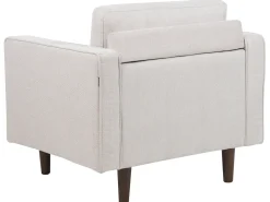 Set da salotto 4 posti NURMO Tessuto Beige chiaro