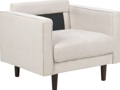 Set da salotto 4 posti NURMO Tessuto Beige chiaro