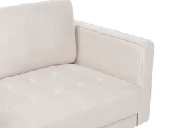 Set da salotto 3 posti NURMO Tessuto Beige chiaro