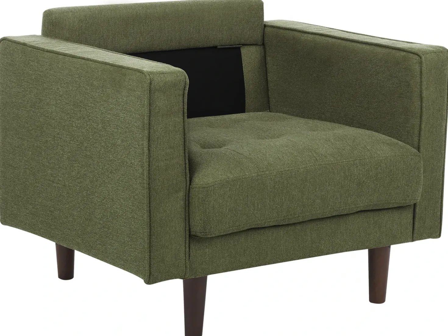 Set da salotto 6 posti NURMO Tessuto Verde scuro
