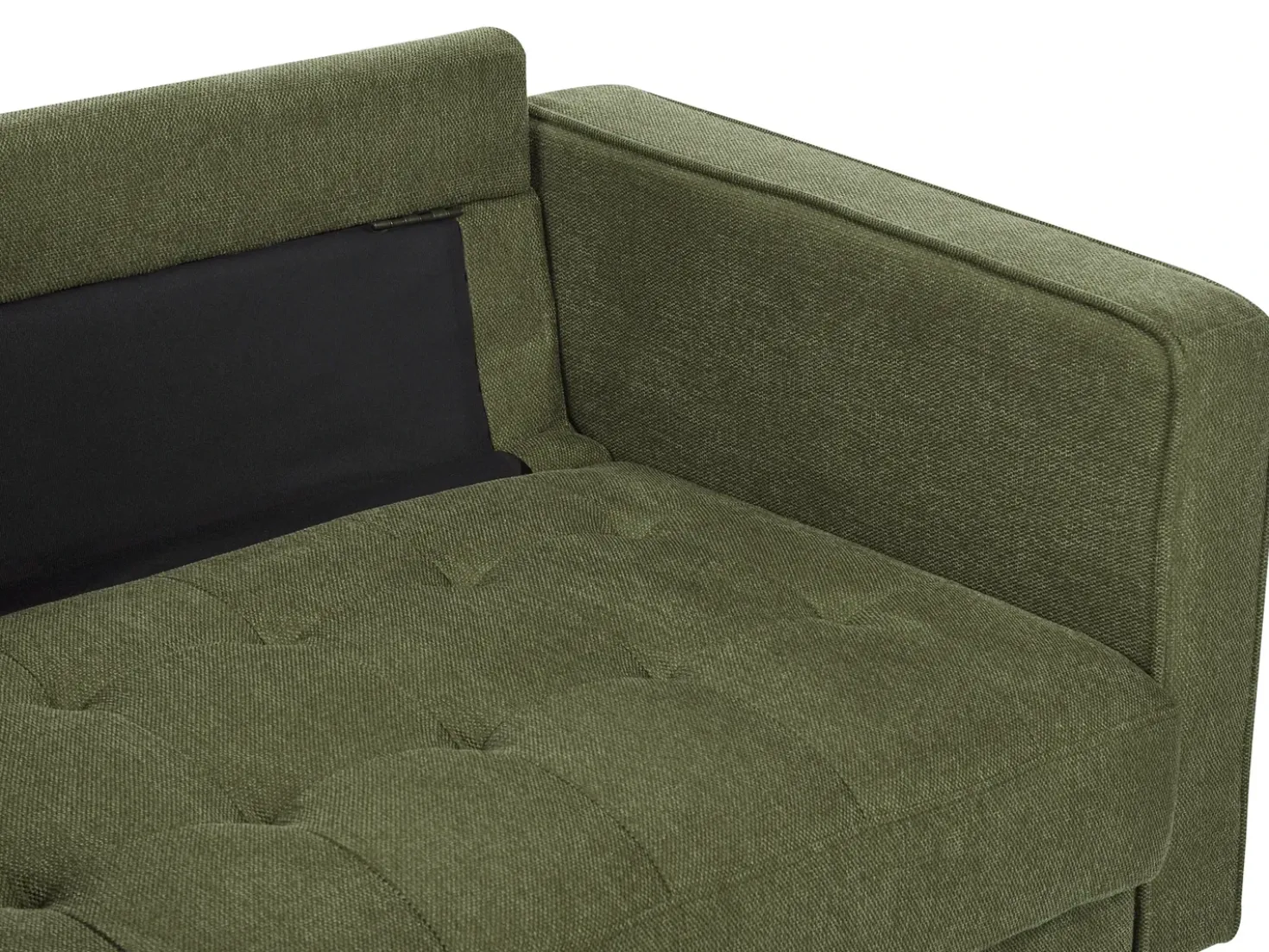 Set da salotto 6 posti NURMO Tessuto Verde scuro