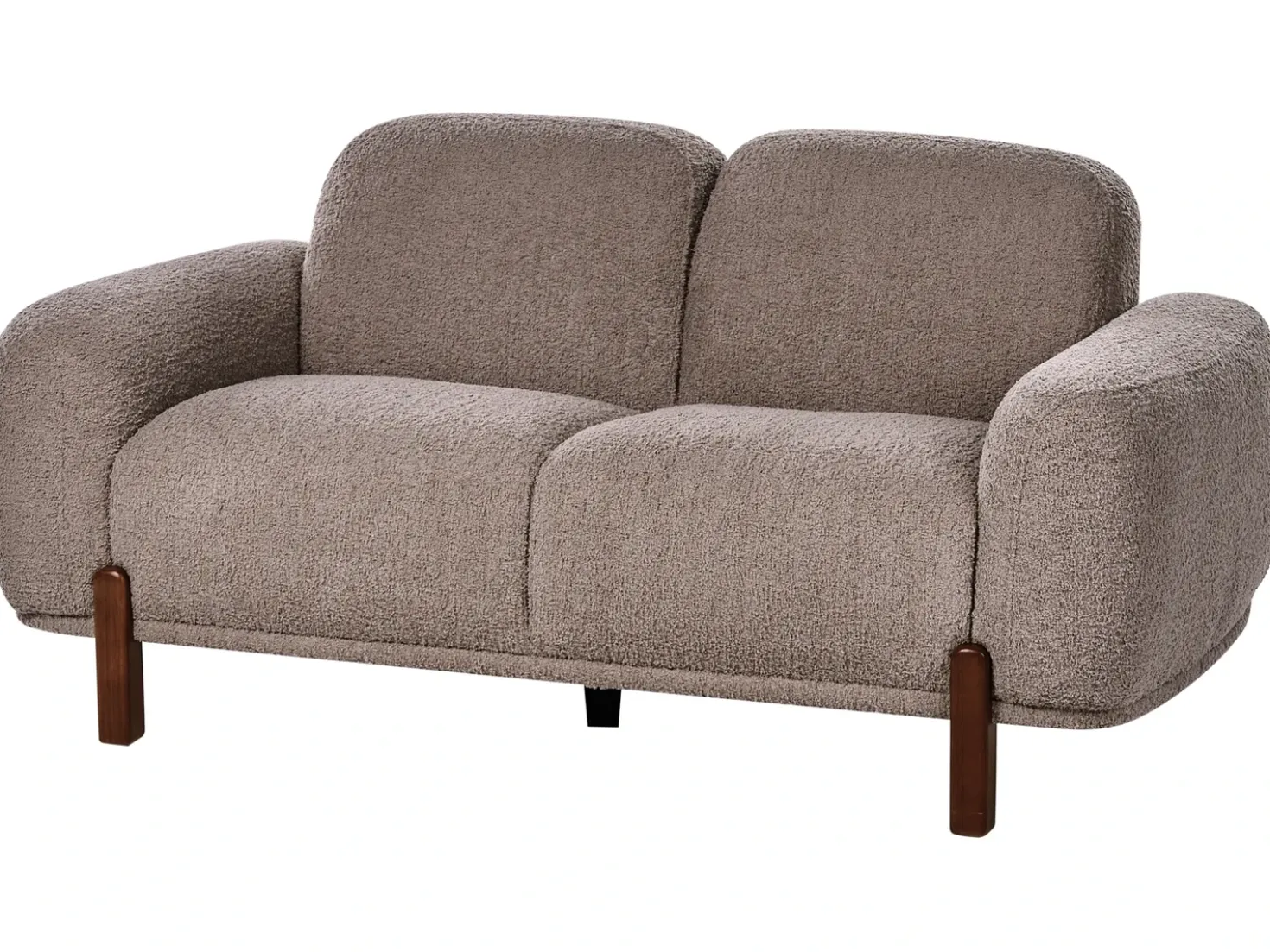 Set da salotto 4 posti ODNES Bouclé Tortora